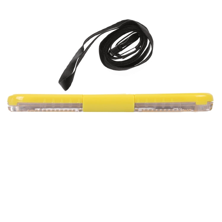 For Galaxy S7 / G930 IPX8 Plastic + Silicone Transparent Waterproof Protective Case with Lanyard