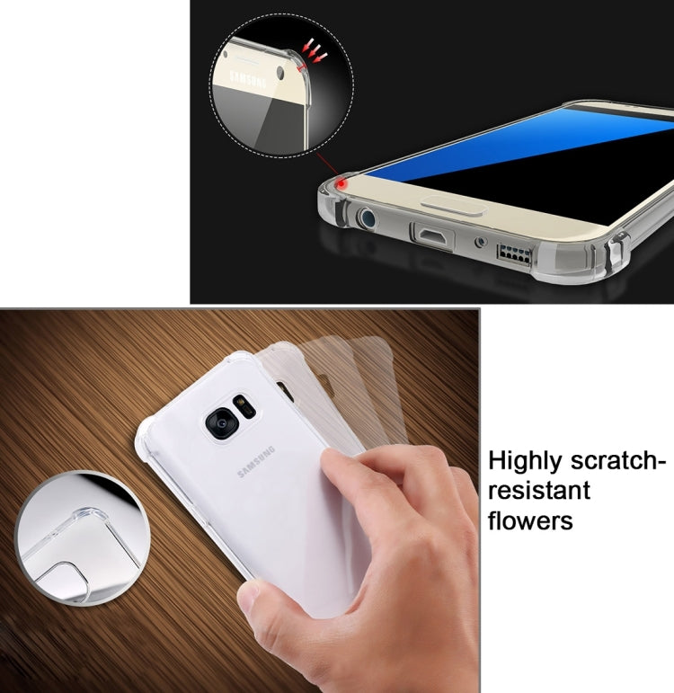 For Galaxy S7 Edge / G935 Shock-resistant Cushion TPU Protective Case