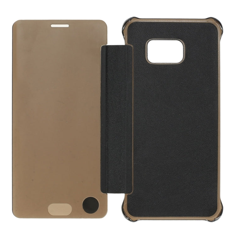 For Galaxy S6 Edge / G925 Horizontal Flip PU+PC Protective Case with Sleep / Wake-up Function