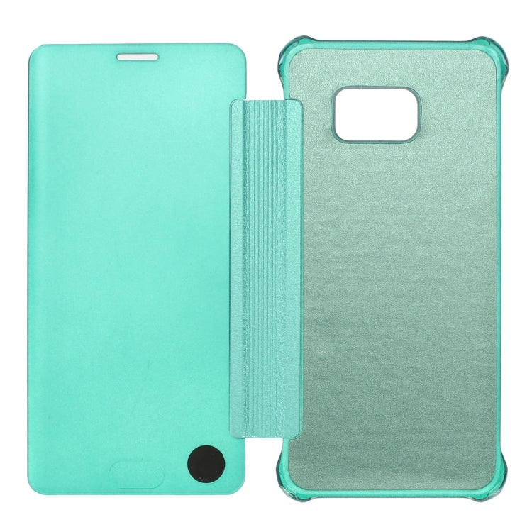 For Galaxy S6 Edge / G925 Horizontal Flip PU+PC Protective Case with Sleep / Wake-up Function