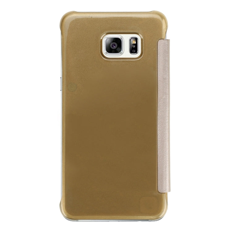 For Galaxy S6 Edge / G925 Horizontal Flip PU+PC Protective Case with Sleep / Wake-up Function