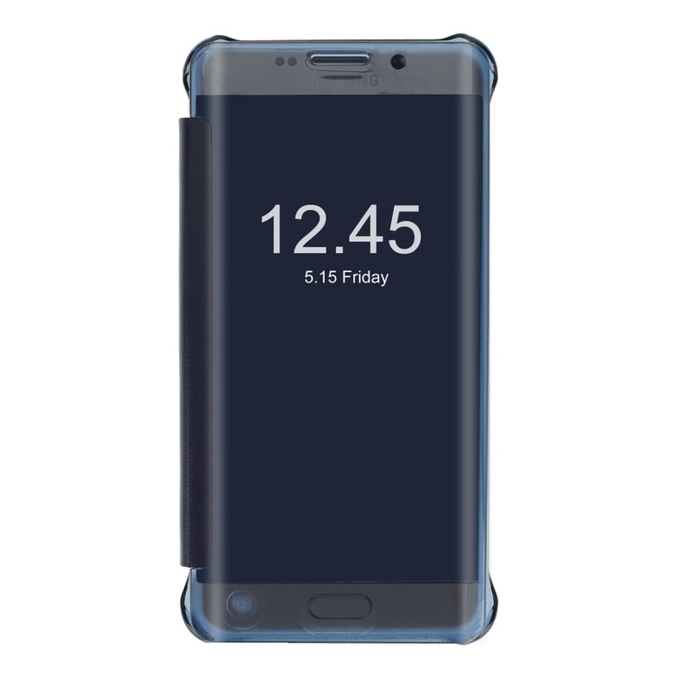 For Galaxy S6 Edge / G925 Horizontal Flip PU+PC Protective Case with Sleep / Wake-up Function