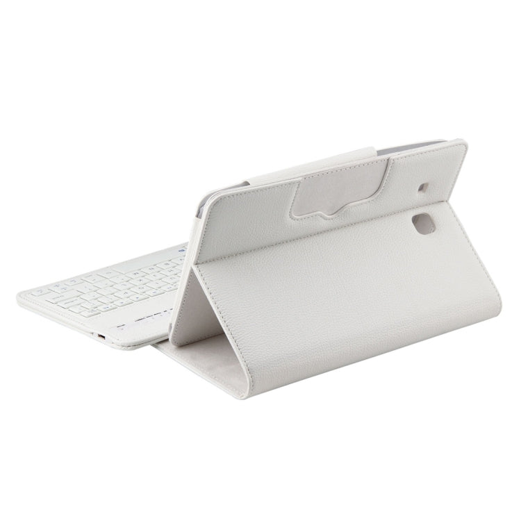 For Galaxy Tab E 9.6 / T560 2 in 1 Detachable Bluetooth Keyboard Litchi Texture Leather Tablet Case with Holder