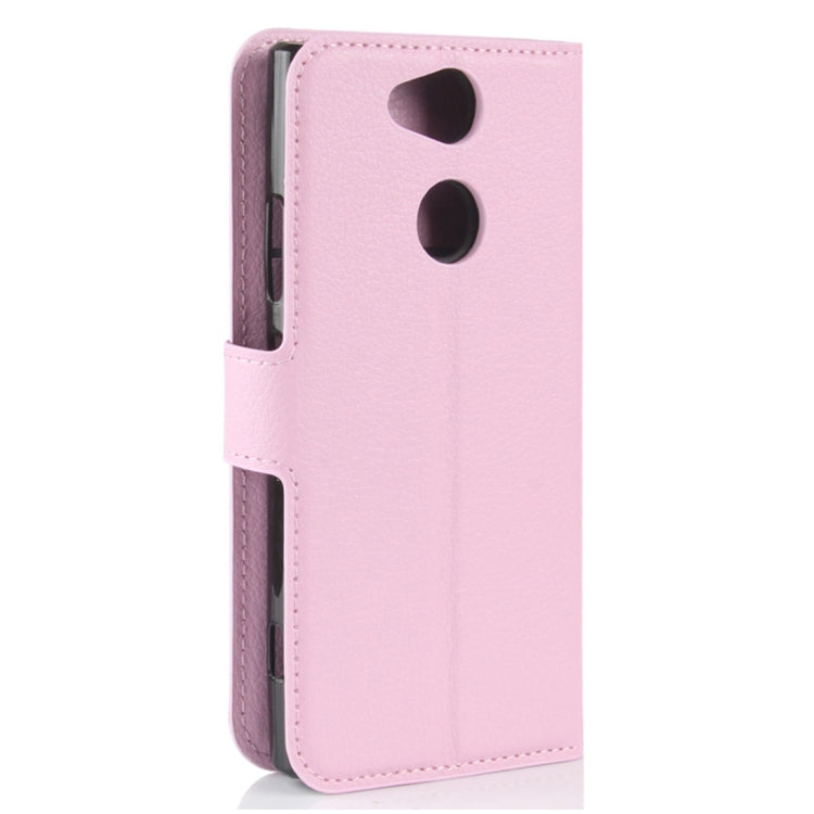 For Sony Xperia XA2 Litchi Texture Horizontal Flip Leather Case with Wallet & Holder & Card Slots