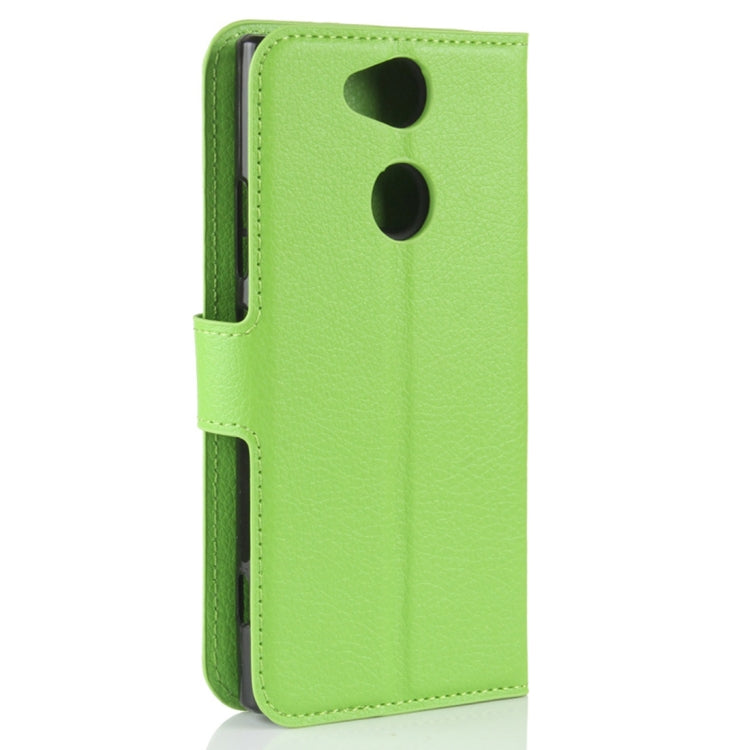 For Sony Xperia XA2 Litchi Texture Horizontal Flip Leather Case with Wallet & Holder & Card Slots