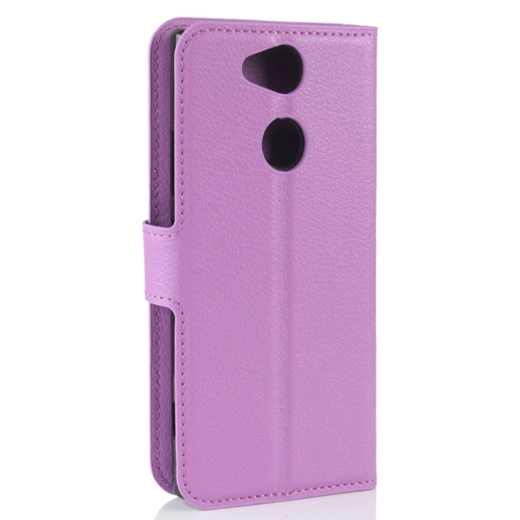 For Sony Xperia XA2 Litchi Texture Horizontal Flip Leather Case with Wallet & Holder & Card Slots