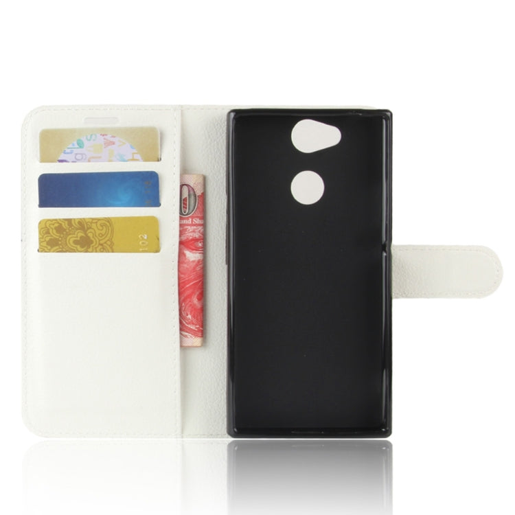 For Sony Xperia XA2 Litchi Texture Horizontal Flip Leather Case with Wallet & Holder & Card Slots