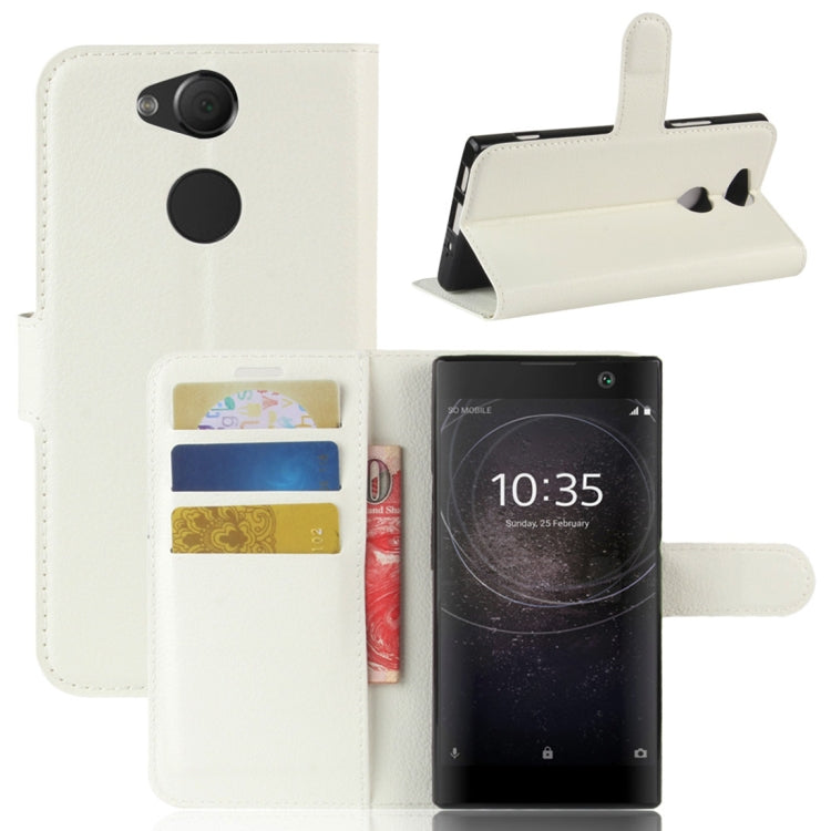For Sony Xperia XA2 Litchi Texture Horizontal Flip Leather Case with Wallet & Holder & Card Slots