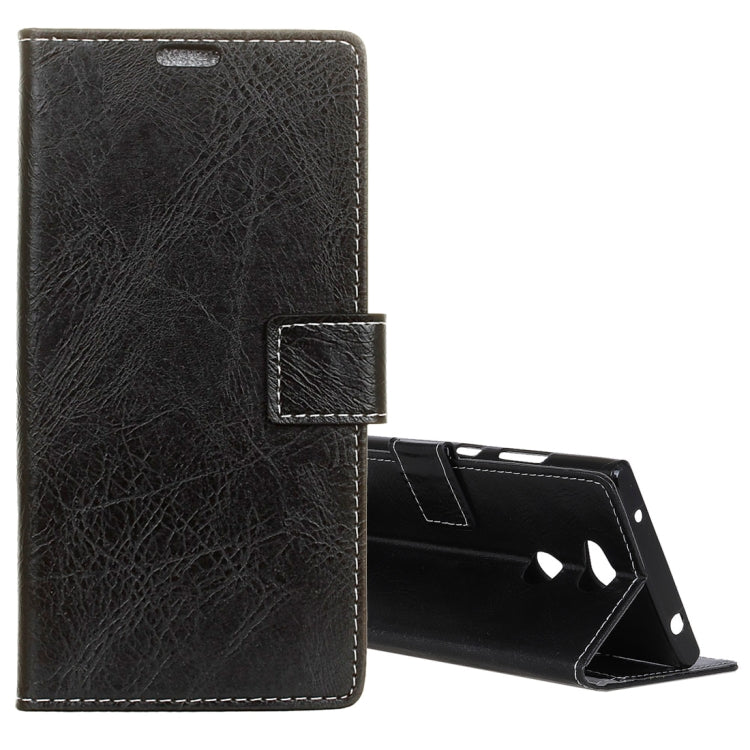 For Sony Xperia L2 Retro Crazy Horse Texture Horizontal Flip Leather Case with Holder & Card Slots & Wallet & Photo Frame