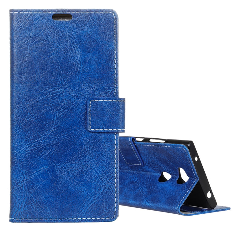 For Sony Xperia XA2 Retro Crazy Horse Texture Horizontal Flip Leather Case with Holder & Card Slots & Wallet & Photo