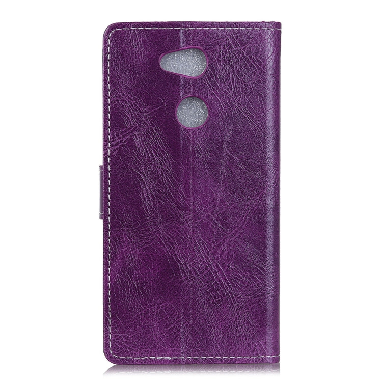 For Sony Xperia XA2 Retro Crazy Horse Texture Horizontal Flip Leather Case with Holder & Card Slots & Wallet & Photo