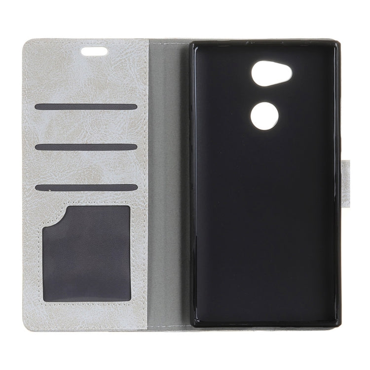 For Sony Xperia XA2 Retro Crazy Horse Texture Horizontal Flip Leather Case with Holder & Card Slots & Wallet & Photo