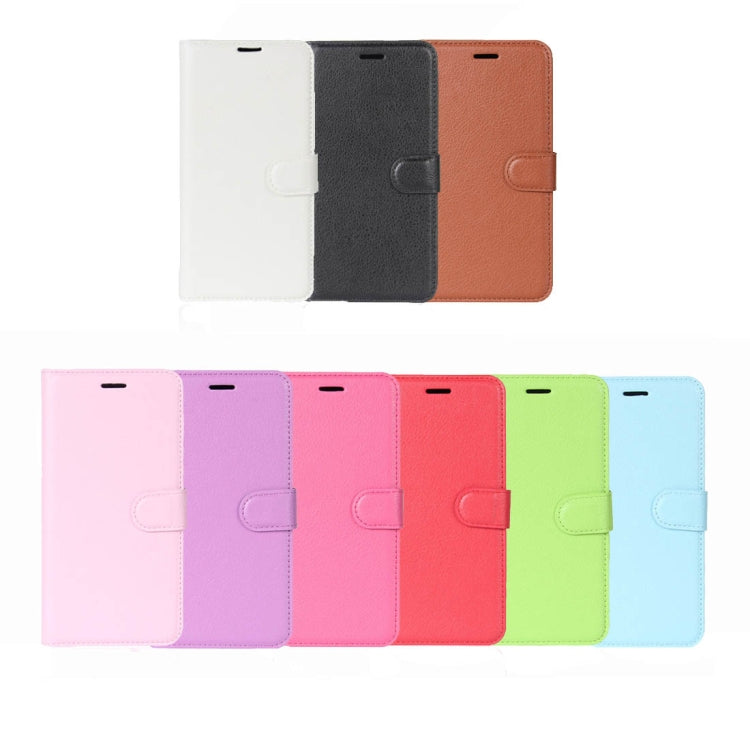 For Sony Xperia L2 Litchi Texture Horizontal Flip Leather Case with Wallet & Holder & Card Slots