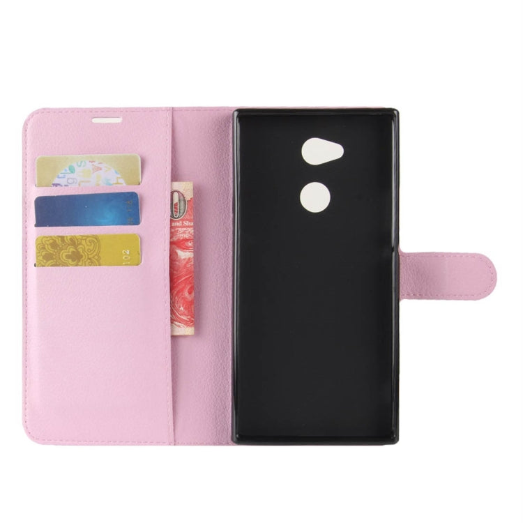 For Sony Xperia XA2 Ultra Litchi Texture Horizontal Flip Leather Case with Wallet & Holder & Card Slots