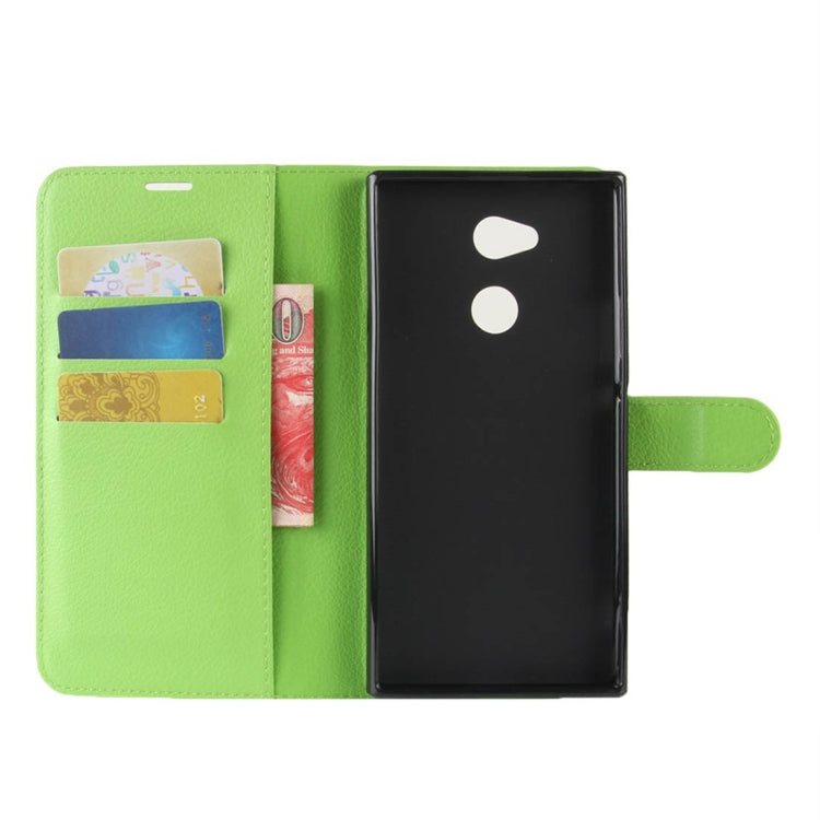 For Sony Xperia XA2 Ultra Litchi Texture Horizontal Flip Leather Case with Wallet & Holder & Card Slots