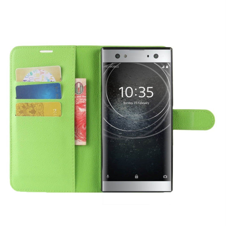 For Sony Xperia XA2 Ultra Litchi Texture Horizontal Flip Leather Case with Wallet & Holder & Card Slots