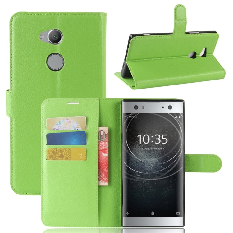 For Sony Xperia XA2 Ultra Litchi Texture Horizontal Flip Leather Case with Wallet & Holder & Card Slots
