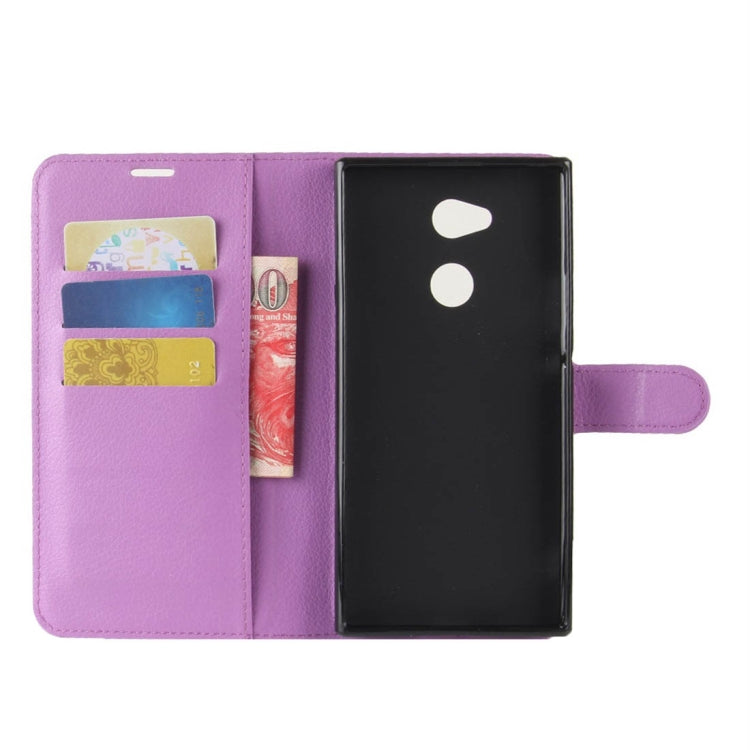 For Sony Xperia XA2 Ultra Litchi Texture Horizontal Flip Leather Case with Wallet & Holder & Card Slots