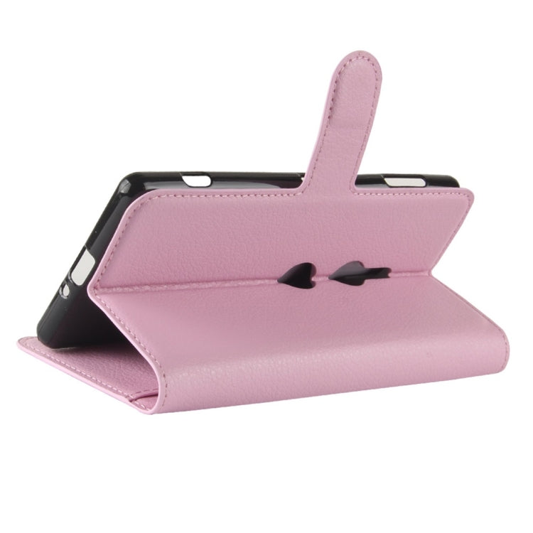 For Sony Xperia XZ2 Litchi Texture Horizontal Flip Leather Case with Wallet & Holder & Card Slots