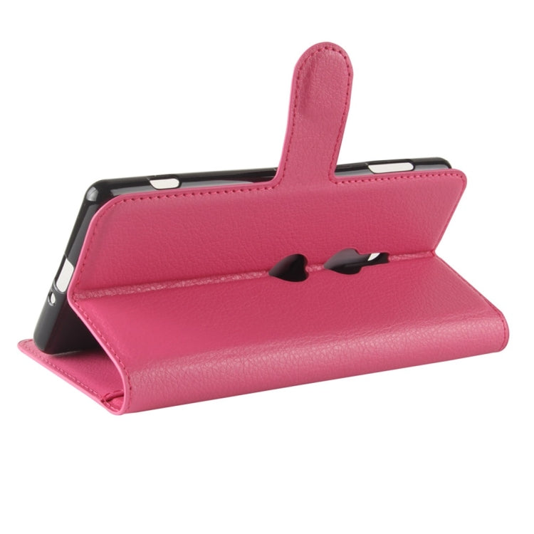 For Sony Xperia XZ2 Litchi Texture Horizontal Flip Leather Case with Wallet & Holder & Card Slots