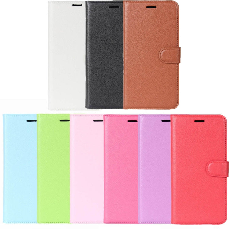 For Sony Xperia XZ2 Litchi Texture Horizontal Flip Leather Case with Wallet & Holder & Card Slots