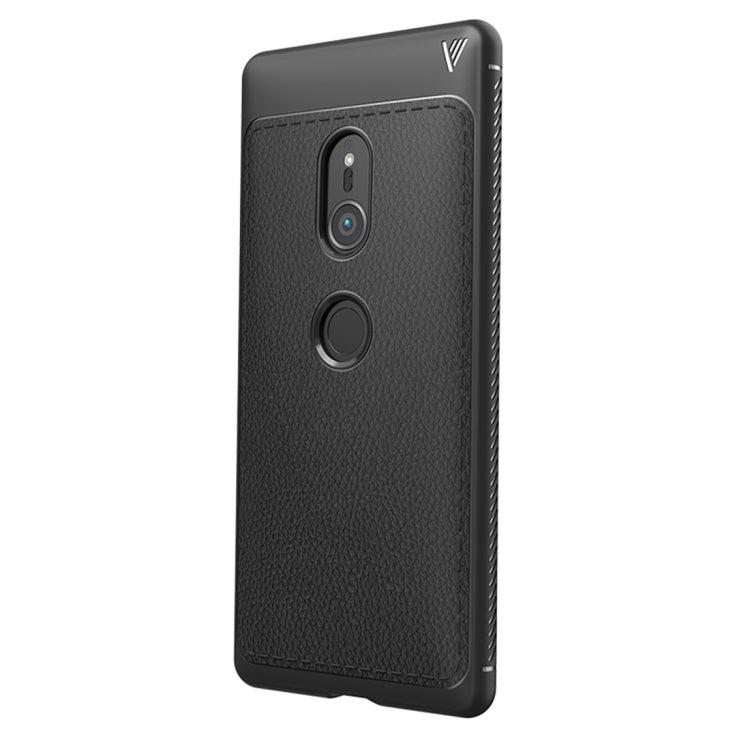 Lenuo Leshen Series for Sony Xperia XZ2 TPU Litchi Texture Dropproof Protective Back Cover Case