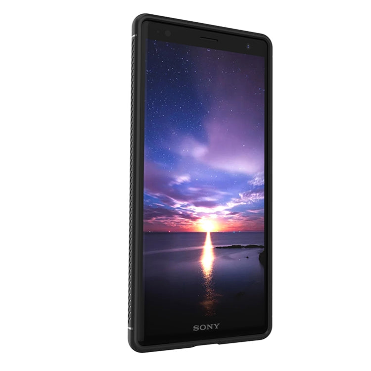 Lenuo Leshen Series for Sony Xperia XZ2 TPU Litchi Texture Dropproof Protective Back Cover Case