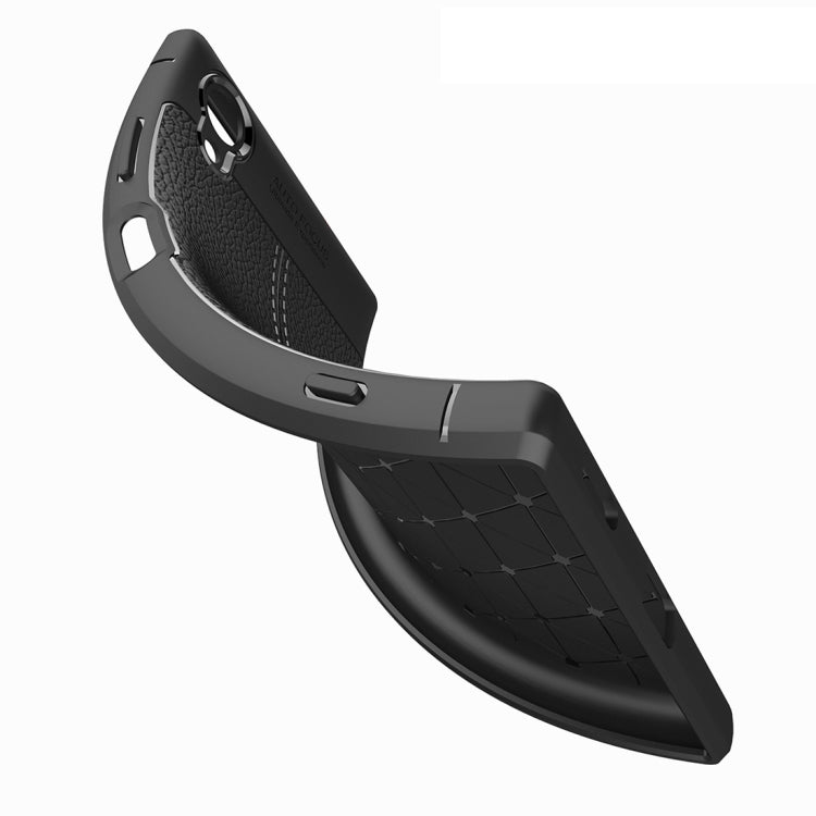 For Sony Xperia XA1 Plus Litchi Texture Soft TPU Protective Case