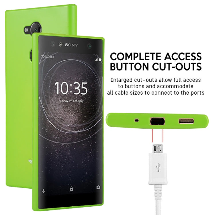 GOOSPERY PEARL JELLY Series for Sony Xperia XA2 TPU Full Coverage Protective Back Cover Case