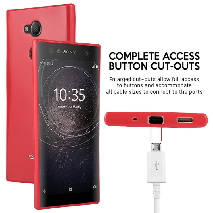 GOOSPERY PEARL JELLY Series for Sony Xperia XA2 TPU Full Coverage Protective Back Cover Case