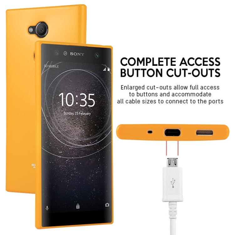 GOOSPERY PEARL JELLY Series for Sony Xperia XA2 TPU Full Coverage Protective Back Cover Case