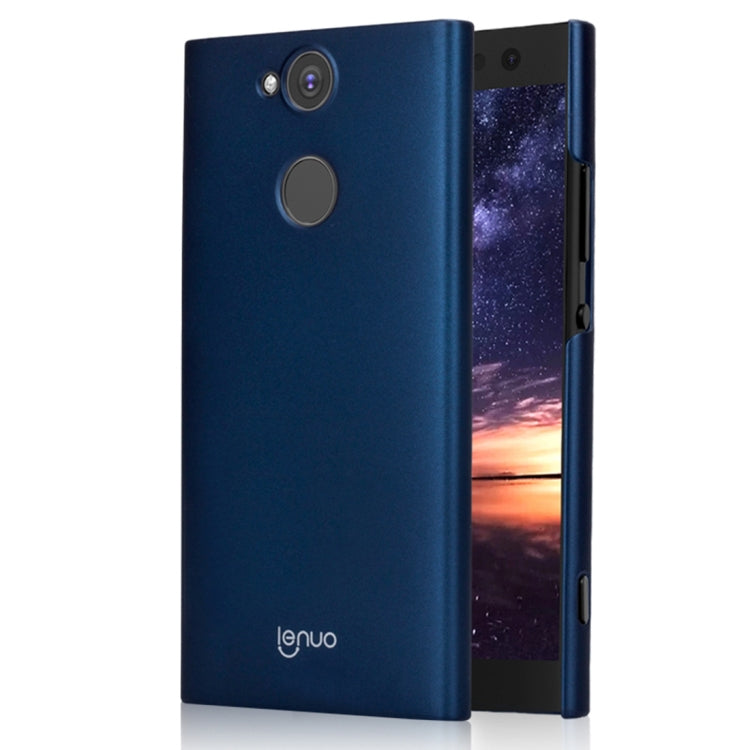 Lenuo Leshield Series Sony Xperia XA2 PC Dropproof Protective Back Cover Case(Blue)