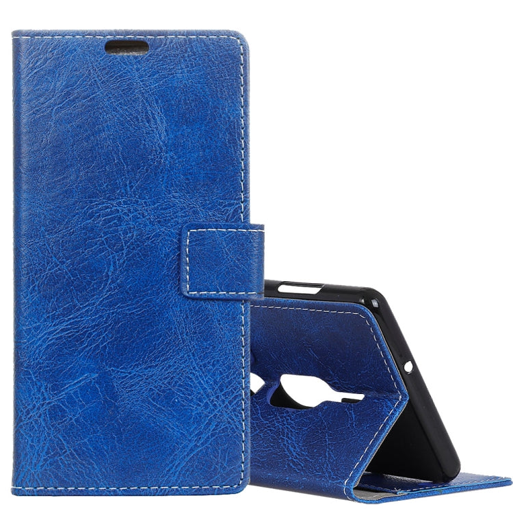 For Sony Xperia XZ2 Premium Retro Crazy Horse Texture Horizontal Flip Leather Case with Holder & Card Slots & Wallet & Photo Album