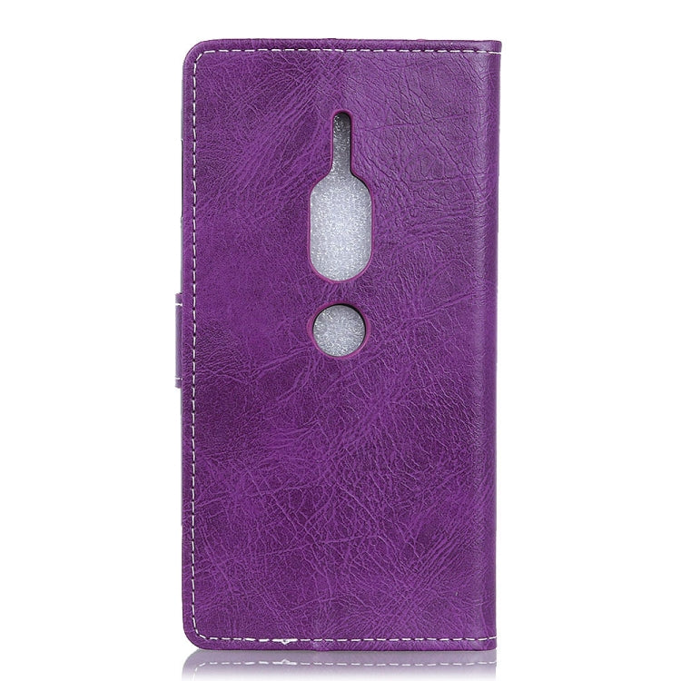 For Sony Xperia XZ2 Premium Retro Crazy Horse Texture Horizontal Flip Leather Case with Holder & Card Slots & Wallet & Photo Album