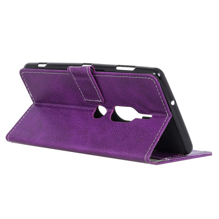 For Sony Xperia XZ2 Premium Retro Crazy Horse Texture Horizontal Flip Leather Case with Holder & Card Slots & Wallet & Photo Album