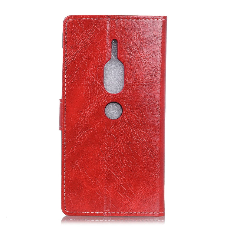 For Sony Xperia XZ2 Premium Retro Crazy Horse Texture Horizontal Flip Leather Case with Holder & Card Slots & Wallet & Photo Album