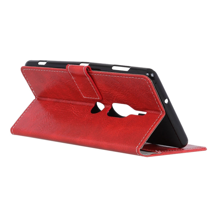 For Sony Xperia XZ2 Premium Retro Crazy Horse Texture Horizontal Flip Leather Case with Holder & Card Slots & Wallet & Photo Album