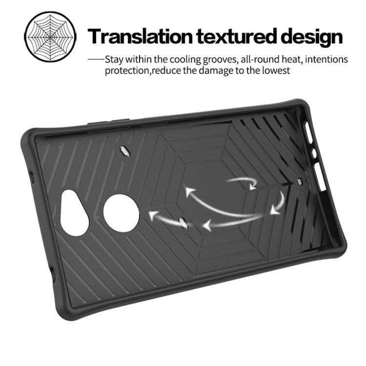 For Sony Xperia L2 PC + TPU Dropproof Sniper Hybrid Protective Back Case with 360 Degree Rotation Holder