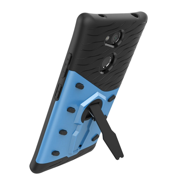 For Sony Xperia L2 PC + TPU Dropproof Sniper Hybrid Protective Back Case with 360 Degree Rotation Holder