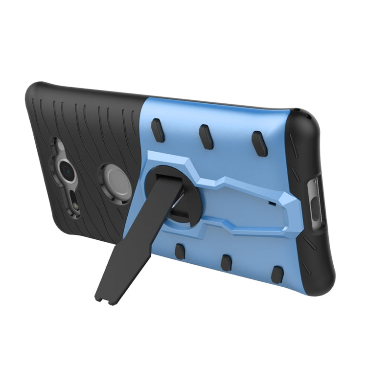 For Sony Xperia XZ2 Compact PC + TPU Dropproof Sniper Hybrid Protective Back Case with 360 Degree Rotation Holder