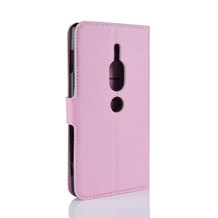 Litchi Texture Horizontal Flip Leather Case for Sony Xperia