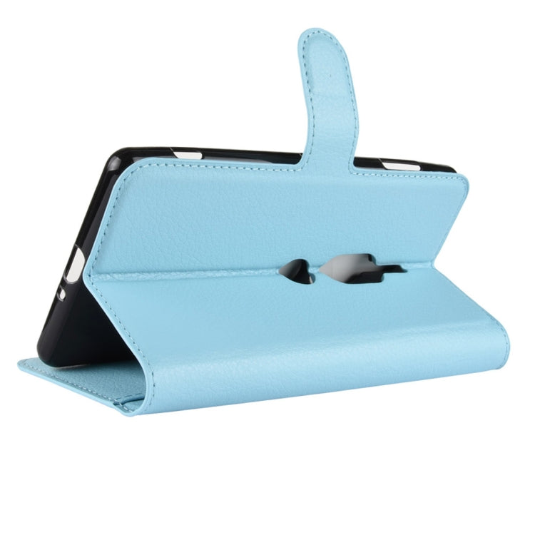 Litchi Texture Horizontal Flip Leather Case for Sony Xperia