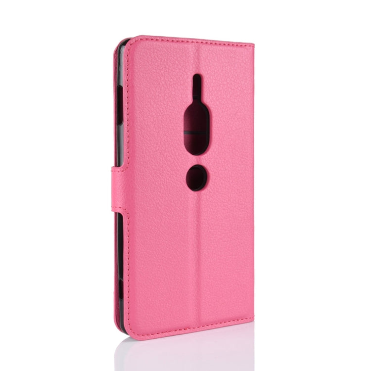 Litchi Texture Horizontal Flip Leather Case for Sony Xperia