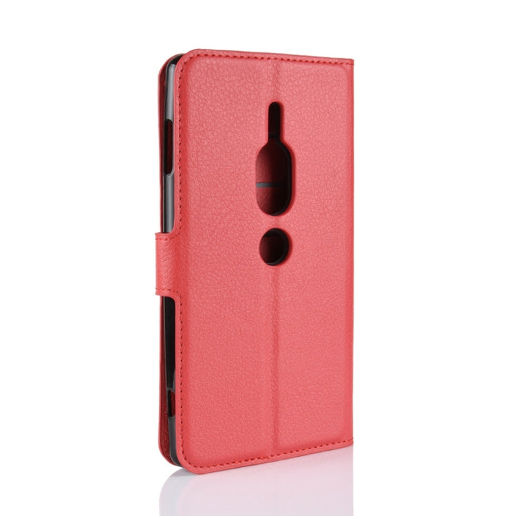 Litchi Texture Horizontal Flip Leather Case for Sony Xperia