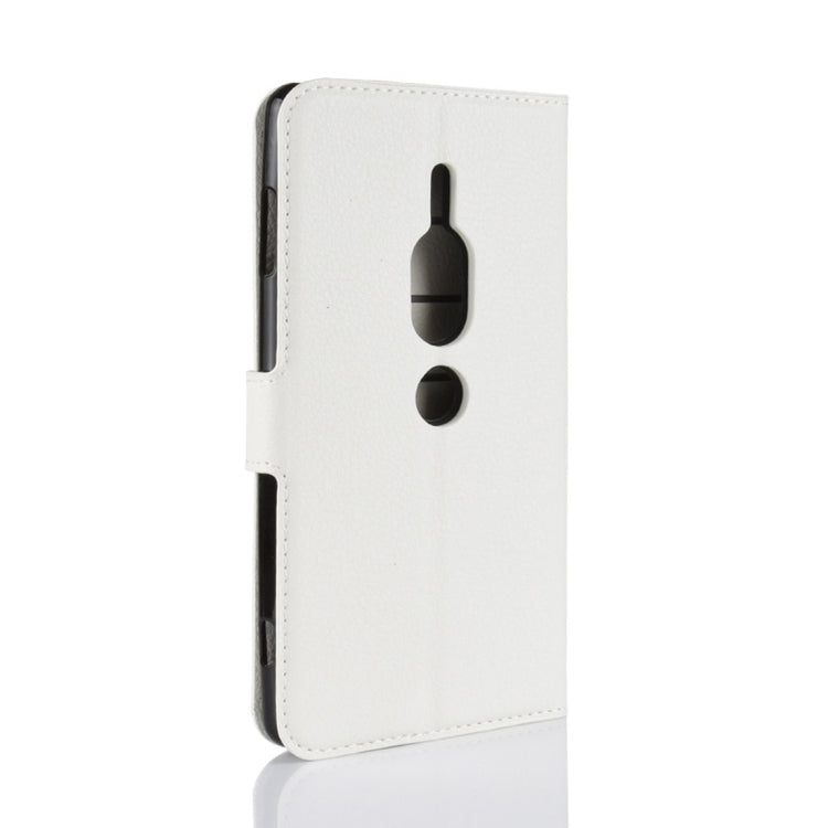 Litchi Texture Horizontal Flip Leather Case for Sony Xperia