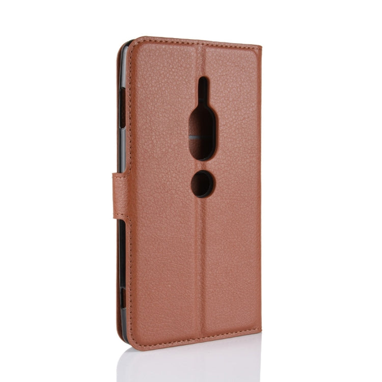 Litchi Texture Horizontal Flip Leather Case for Sony Xperia