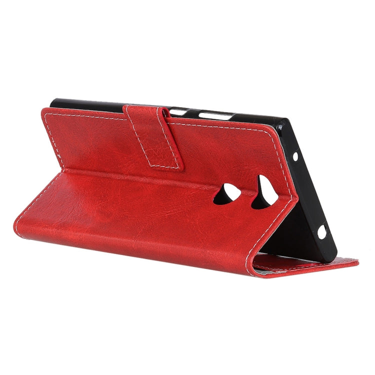 Retro Crazy Horse Texture Horizontal Flip Leather Case for Sony Xperia XA2 Plus, with Holder & Card Slots & Wallet & Photo Frame