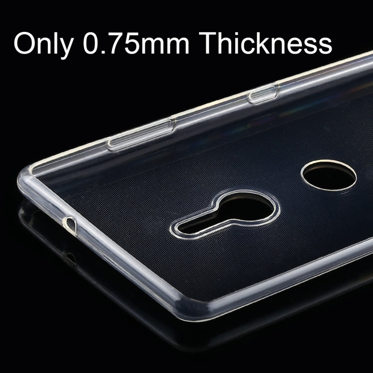 0.75mm Transparent TPU Case for Sony Xperia XZ3 (Transparent)