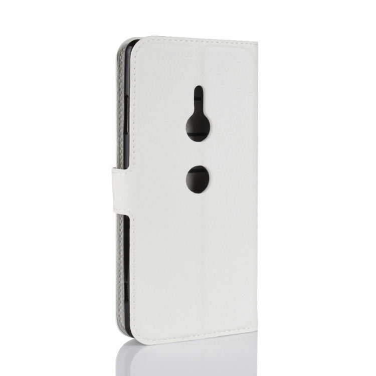 Litchi Texture Horizontal Flip Leather Case with Wallet & Holder & Card Slots For Sony Xperia XZ3