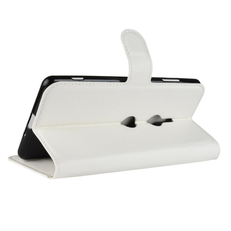 Litchi Texture Horizontal Flip Leather Case with Wallet & Holder & Card Slots For Sony Xperia XZ3